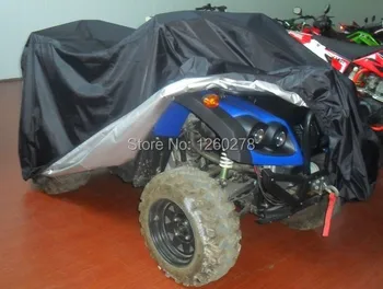 210x120x115cm 190T Motorcykel Opbevaring Vandtæt Cover Passer Til Honda, Yamaha, Suzuki, Kawasaki Polaris ATV Quad Cykler