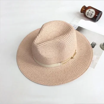Panama Hat Sommer, Sol Hatte til Kvinder Mand Stranden Strå Hat For Mænd UV-Beskyttelse Cap Jazz Hat Chapeau Femme 2019 11.11