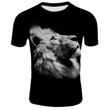 2020 verano camiseta 3DT divertido disfraz de león 3D-ropa para hombres y mujeres camisetas 3D para hombres y mujeres