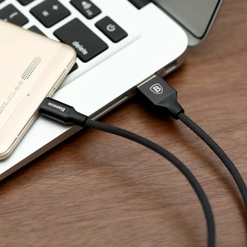 Baseus Mikro-USB-kabel-2A Hurtig Data Sync oplader kabel til Samsung for Huawei for Xiaomi Mobil Oplader mobiltelefon Kabel