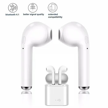 I7mini TWS Trådløse Hovedtelefoner Bluetooth-hovedtelefoner, sport Earbuds Headset Med Mic Ørestykket Til Samsung Galaxy S20 Ultra Specs