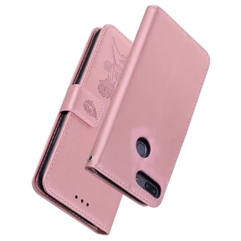 Ære 9 Lite Mode Steg Blomst Læder Flip Case Til Huawei Honor 9 Lite Midler, Mobiltelefon Dækning For Huawei Honor 9 Lite Capa