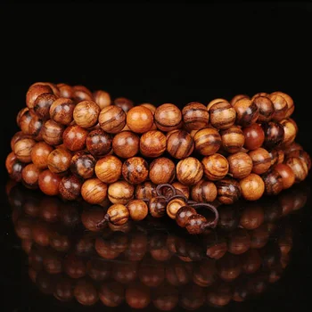 WEIYU 108 Palisander Træ Bøn Perler Armbånd Til Mænd, Kvinder Naturlige Træ-Mala Armbånd, Buddha Rosenkrans Armbånd Buddhistiske Smykker