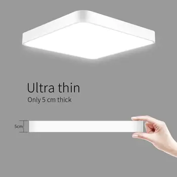 36W Ultra Tynde LED-loftslampe-Pladsen Ned Lys til Badeværelse Køkken Stue Lampe Indendørs Belysning AC 220V Lys