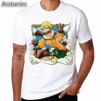 Asian Size Print Naruto T-shirt Mænd Print T-Shirts Mode Print T-Shirts, Korte Ærmer O-Neck t-Shirts HCP4525