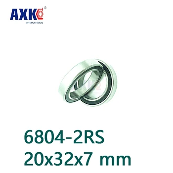 Axk Gratis Fragt 6804 2rs Forsynet med Abec-1 (10stk) 20x32x7 Mm Tynd Sektion 6804-2rs Kuglelejer 6804rs