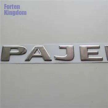 Forten Kongerige Passer PAJERO Ord PVC-Plast 3D Brev Badge Bageste Bagagerummet Brugerdefinerede Navneskilte Logo Logo Mærkat Mærkat