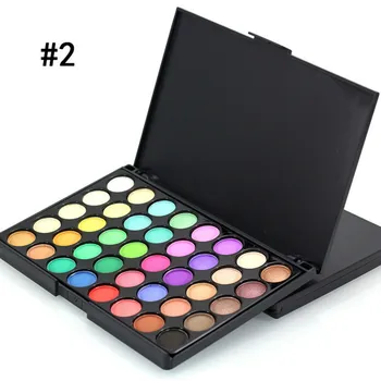 40 Farver Øjenskygge Palet Farverige Glimmer Mat Pigment Pulver Pressede Øjenskygge Pallete Kosmetiske Makeup Kit Langvarig