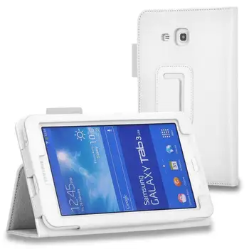 PU Læder taske Til Samsung Tab 3 lite 7.0 Tablet Stå Dække Para Til Samsung Galaxy Tab3 T110 T111 T113 T116 Fundas Tilfælde+Pen