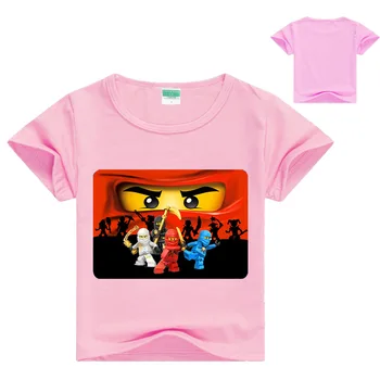 Sommeren 2019 Drenge T-Shirt Legoes T-shirt Baby Ninjago Boy t-shirt Korte Ærmer Børn Sommer Tøj Toddler Dreng Shirts