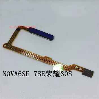 Original Fingerprint Sensor Stik Til Huawei Nova 7SE 6SE Ære 30'ERNE fingeraftryksscanner Sensor låse Home knap Flex kabel