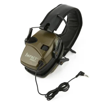 Udendørs Sport Anti-støj Indvirkning Lyd Forstærkning Elektronisk Skydning Earmuff Taktiske Jagt Høre Beskyttende Headset