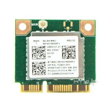 Wifi 300Mbps+Bluetooth 4.0 MINI-PCI-E-Kort Til RTL8723BE SPS 753077-001 WIFI Netværk Kort for Hp 470 455 450 445 440 G2