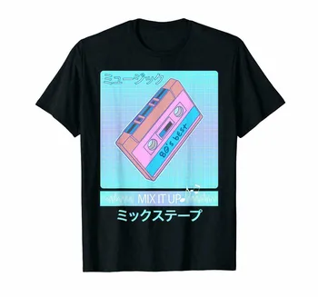 Mix Tape 80'ERNE Japansk Otaku Æstetiske Vaporwave Kunst Mænds T-Shirt Størrelse S - 3Xl Beklædning Casual t-Shirt