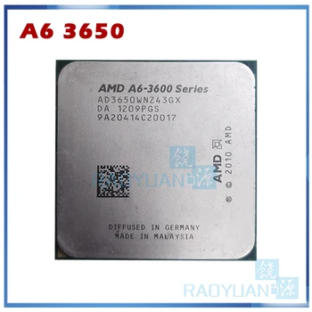AMD A6-3600 A6-3650 A6-3650 2.6 GHz 100W Quad-Core CPU Processor AD3650WNZ43GX Socket FM1/ 905pin