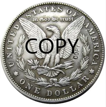OS Komplet Sæt (1878-1921) P/S/D/O/CC 96pcs Morgan dollar Sølv Forgyldt Kopiere Mønter
