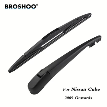 BROSHOO Bil bagfra Viskerblade Tilbage viskerarmen Til Nissan Cube Hatchback (2009-) 305mm,Forrude, Auto Styling