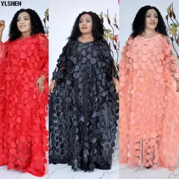 2019 Efteråret Afrikanske Kjoler til Kvinder Super Size Nye Dashiki Mode Løs Broderi Abaya Muslimske Lang Kjole Afrikanske Tøj