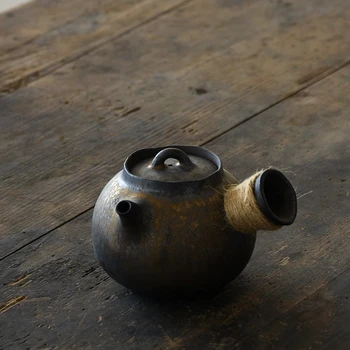 LUWU japansk keramik kyusu tepotter kinesiske kung fu te pot drinkware 200ml
