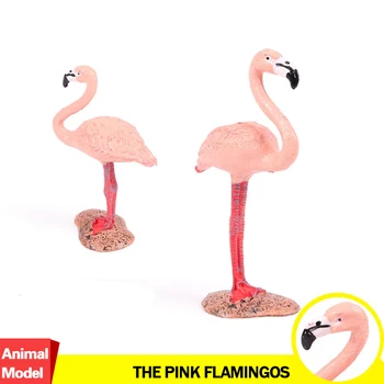 Action&Legetøj Figur Dyreliv Dyr Flamingo Simulering PVC-Model Collectible Dukke Figur Indsamling Til Børne Børn Gave
