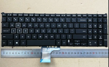 OS baggrundsbelyst ny bærbar tastatur til Samsung 800G5M NP800G5M 8500GM engelsk sort/hvid