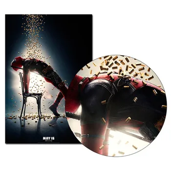 Deadpool 2 Superhelte Film Plakat Væg Kunst tryk på Lærred Maleri 30 x 45 60x90cm Dekoration Baggrundsbillede Soveværelse Indretning 002