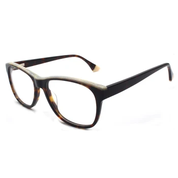 HOTOCHKI New Høj Kvalitet Optisk Unisex Store Elegante Brillerne Acetat Briller Rammer Mænd, Kvinder Mode, Stor Kasse Briller Ramme