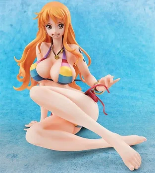Japan Animationsfilm Et Stykke Nami BB hancock robin Sidder Bikini Badedragt sexet Pige PVC-Action Figur Voksen Samling Model toy gave