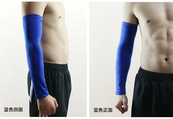 Åndbar Arm Dække sol-bevis cykling cuff Arm Warmers God elasticitet Basketball Beskyttende Arm Sleeve
