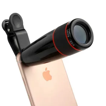 TOKOHANSUN Universal Clip 12X Zoom Mobiltelefon Teleskop Optik Telefoto Kamera Linse Til iPhone Huawei Xiao Ære