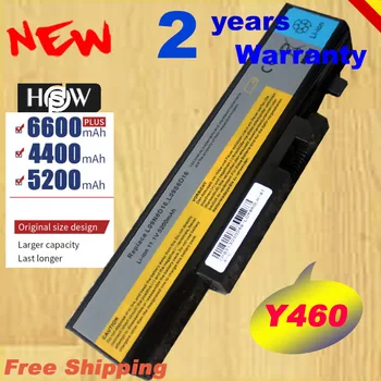 HSW Nyt Batteri Til LENOVO Y460 Y560 B560 Y560A L09N6D16 L09S6D16 L10L6Y01 L10L6Y01 L10N6Y01 L10S6Y01 6cell hurtig levering
