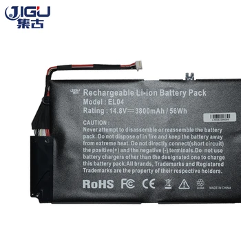 JIGU 3CELLS Laptop Batteri EL04 EL04XL ELO4XL HSTNN-IB3R UB3R TPN-C102 Til HP ENVPR4 I5-3317U ENVY 4 4T-1000 Envy TouchSmart 4