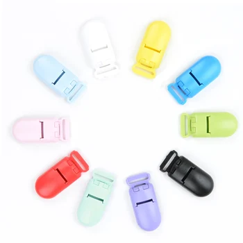 LOFCA 15pcs/masse Fashion Baby Plast 15mm Pacifier Klip Pacificere Sut Holder Til Baby Fodring Tilbehør Værktøjer Multi Farver