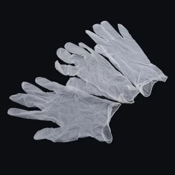 50 Stk/Pakke Varmt Salg Hvide Handsker, Engangs Permanente Tatoveringer Handsker Tatoveringer Pvc-Handsker-Tatovering Tilbehør