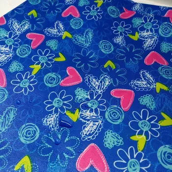 Vandtæt stof trykt Oxford Polyester klart belægning for kite stof paraply regnjakke klud