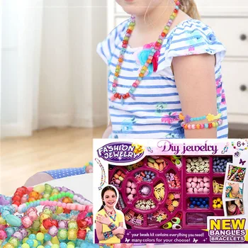 Pop-Arty-Perle-Legetøj til Børn Piger Kreative DIY Håndlavet Pop-Perler Toy Halskæde Armbånd Smykker Sæt Kunsthåndværk Børn Gaver