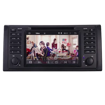 Original UI 1 din Bil DVD-afspiller til BMW X5 E39 GPS Bluetooth-Radio, USB, SD-Rat Kontrol Kamera kort