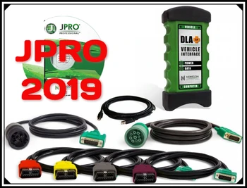 2019 Høj kvalitet JPRO DLA+2.0 Køretøj Interface Diesel Nyeste 2019 software Heavy Duty Truck Scanner Flåde Diagnostisk Værktøj