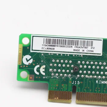 43V7067 FOR IBM X3550 M2 X3650 M3 M2 M3 SATA PCI-E Riser Card w/ USB-Læser
