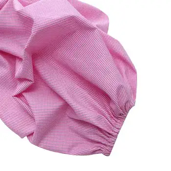 Plus Størrelse kvinde ' s Uregelmæssige Shirts ZANZEA Stilfulde Ind Bluse Casual Puff Ærmer Blusas Kvinder V Hals Robe Sommer Tunika Toppe 7