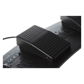 FS3-P USB-Triple fodkontakten Pedal Styre Mus og Tastatur PC-Spil Plast