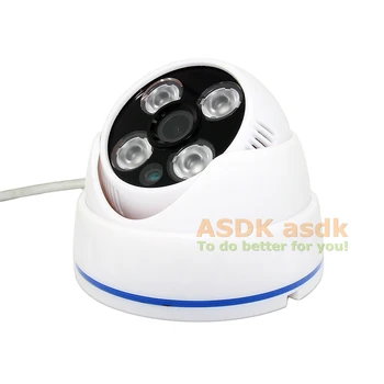 CCTV-4 Array LED IR 700TVL Dome Sony Effio-E, CCD / CMOS Kamera nattesyn Sikkerhed Black Indendørs Kamera