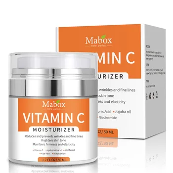 MABOX C-Vitamin 20% Vc Kridtning Facial Cream Reparation Fade Fregner Fjerne Mørke Pletter Melanin Remover Lysning ansigtspleje
