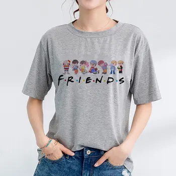 Ven Tv-Show, Kvinder T-Shirt Harajuku Tegnefilm Grunge Streetwear t-shirt Sommer Femme Tøj, T-shirt tryk Toppe Skjorter