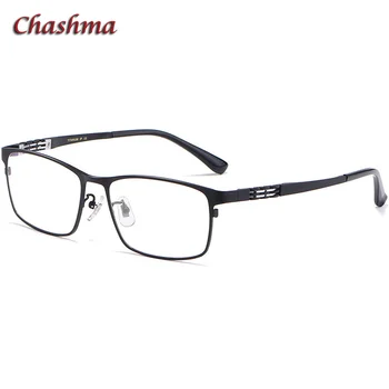 Store Ramme Ren Titanium Mænd Fleksibel Templet Ultra Light Optiske Briller for Bredt Ansigt Mandlige Briller på mindst 15,3 g