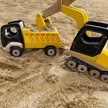 Nye 1stk Baby Classic Simulation Bil Toy Gravemaskine Model Traktor Toy Dump Truck Model Toy Køretøjer, Mini-Gave Til Dreng