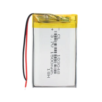 Genopladelige 1500mAh Li-Po-Li Lithium-polymer Batteri Udskiftning af Batteri 103048 DIY Batteri Til MP3-MP4, DVD-Højttaler Kamera
