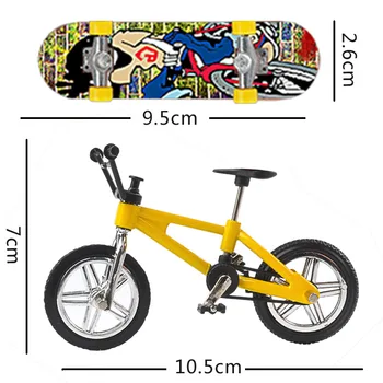 Mini Fingerboard Finger-Skateboard, Bmx Cykel Legetøj for Børn, Børne Skate-Boards Scooter FSB Sjov Nyhed Cykel Gave Tilfældig Farve