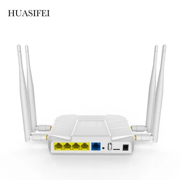 Låse 1200Mbps Trådløse 4G Router 4G LTE Dual-band-2,4 g&5,8 g Gigabit router Støtte med SIM-Kortet, og 4stk Eksterne Anten