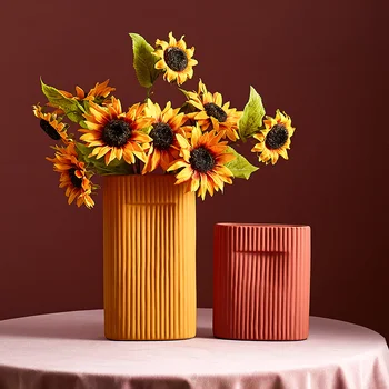 Stue Dekoration Nordiske Dekoration Hjem Europa Bordplade blomstervaser Keramik Home Decor Vaser til Blomster Bryllup Vase